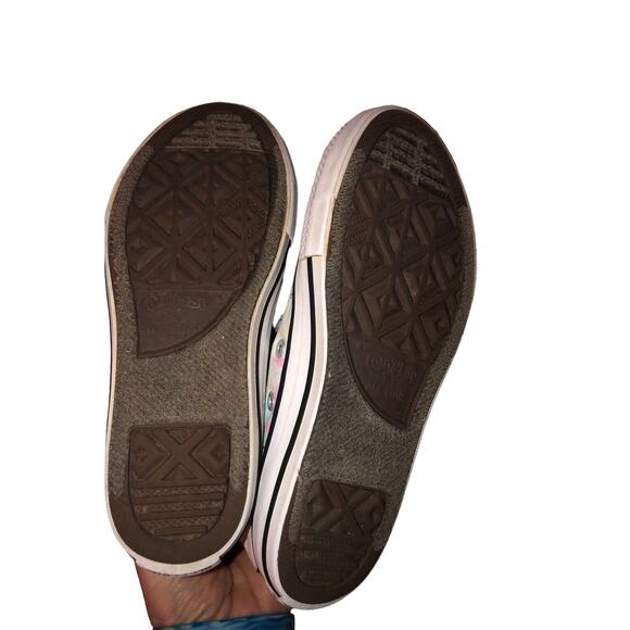 Converse Chuck Taylor Unicorns Hi-Top Sneakers Shoes‎ 669816F Girls Junior Sz 1 - Picture 9 of 13